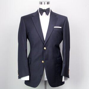 JOS A BANK Mens Blazer Sport Coat Jacket‎ 41R Wool 2-Bttn E101498